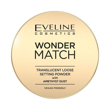 Eveline Wonder Match Light Setting Powder Amethyst Dust Vegan 6G - Image 3