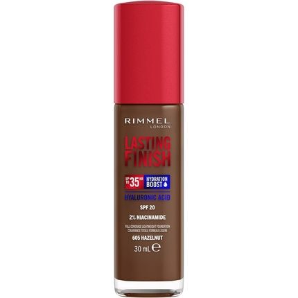Rimmel Lasting Finish 35Hr Foundation 605 Hazelnut Full Coverage Hydrating