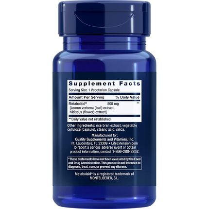 Life Extension Body Trim & Appetite Control Non-Gmo Vegetarian Gluten-Free 30 Capsules