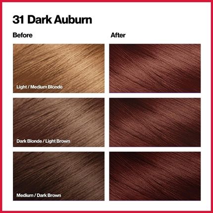 Revlon Colorsilk Haircolor Dark Auburn 31 1 Count