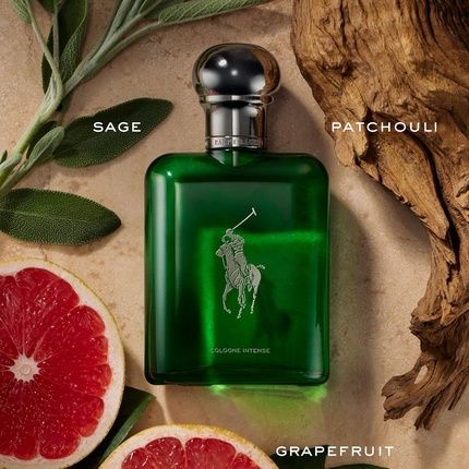 Ralph Lauren Polo Cologne Intense For Men Citrus & Woody With Grapefruit And Sage