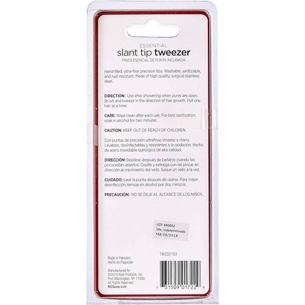 Kiss Tweezer Slant Tip Essential - Image 3