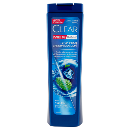 Clear Men Anti-Dandruff Shampoo Extra Freshness 24H 225 Ml