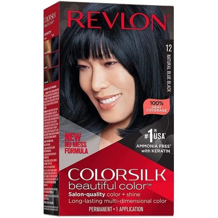 Revlon Colorsilk Natural Blue Black Hair Color 10 440G
