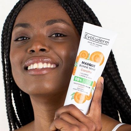 Evoluderm Carrot Mask 150Ml 98% Natural Origin Vegan