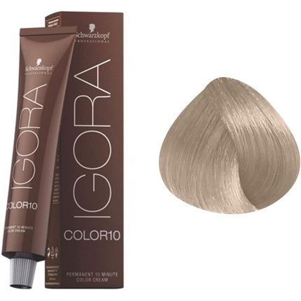 Schwarzkopf Professional Igora Permanent Hair Color10 9-12 Blonde Very Clear Ash Smoke 60Ml - Image 3