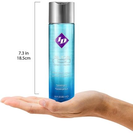 Id Glide Natural Feel Water-Based Personal Lubricant 8.5 Fl Oz - Image 3