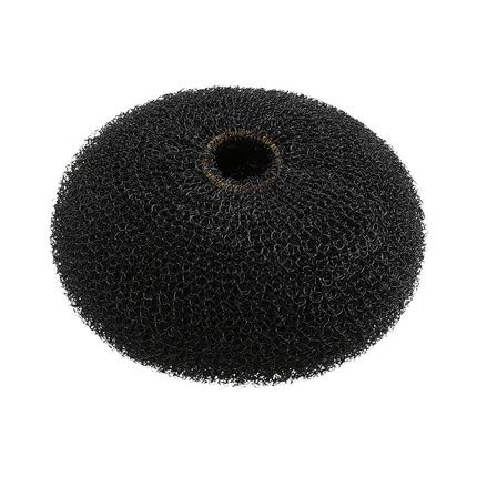 T4B Lussoni Hair Bun Ring For Styling, Made Of Durable Material 90Mm Black
