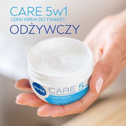 Nivea Care 5In1 Nourishing Light Facial Moisturizer 100Ml - Image 3