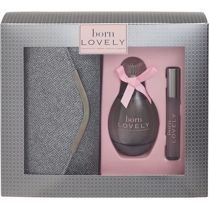 Sarah Jessica Parker Born Lovely Eau De Parfum 100Ml With Rollerball And Clutch Bag