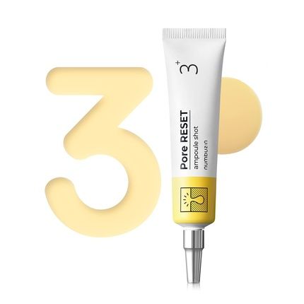 Numbuzin No.3 Pore Reset Ampoule Shot Retinol Silybin Niacinamide Adenosine Saggy Pores Excess Sebum Korean Skin Care For Face 0.25 Fl Oz