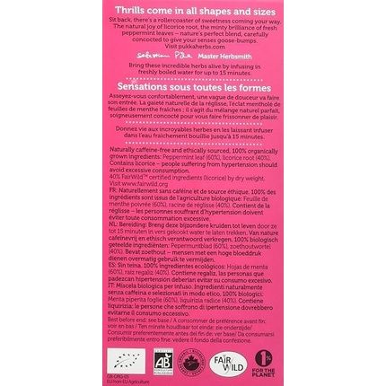 Pukka Infusion Licorice And Mint 20 Bags Organic 30G - Image 3