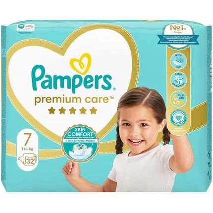 Pampers Premium Care Mega Size 7 3X32 Jumbo Diapers