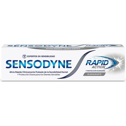 Sensodyne Rapid Action Whitening Toothpaste For Sensitive Teeth 75Ml