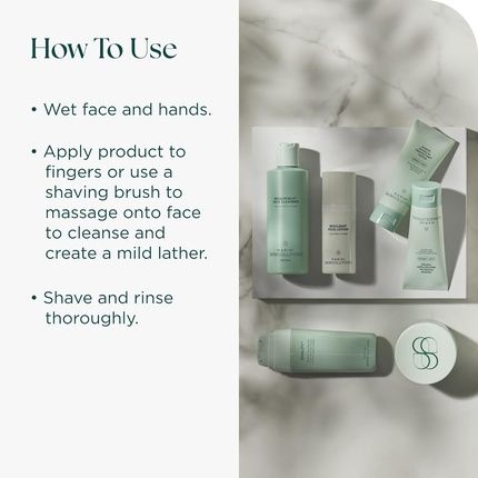 Marini Skinsolutions Shave & Cleansing Gel - Cleanses And Soothes Skin - Image 3