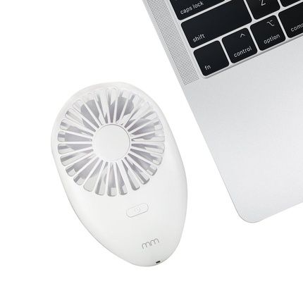 Mikamax Portable Hand Fan White