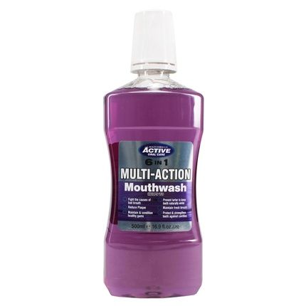 Beauty Formulas Active Oral Care Mouthwash 6 In 1 500Ml