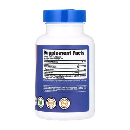 Nutricost Psyllium Husk 1500 Mg 90 Capsules