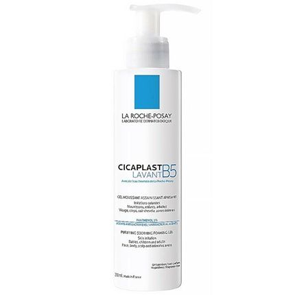 La Rocheposay Cicaplast B5 Purifying Soothing Foaming Gel 200Ml Cleansing Foam For Sensitive Skin