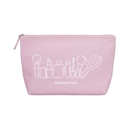 Ilu Cotton Pink Cosmetic Bag