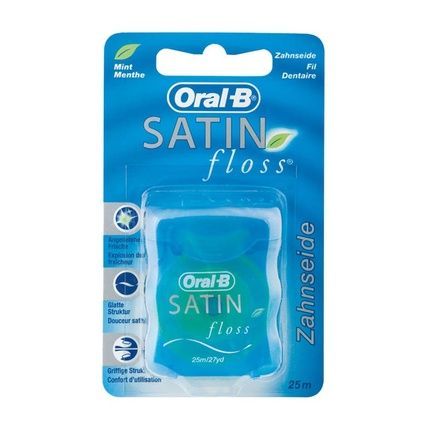 Oralb Satin Floss Mint Dental Floss With Mint Flavor 25 Meters - Image 4