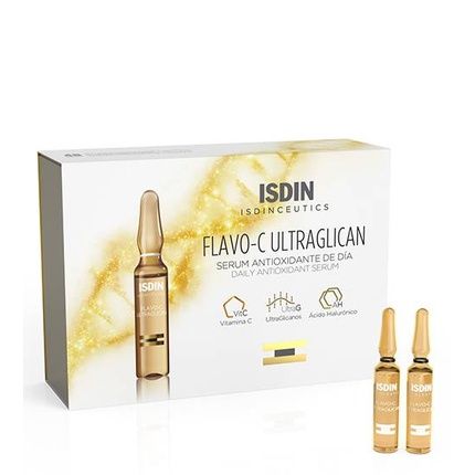 Isdin Isdinceutics Flavo C Ultraglican 30 Vials Of 2 Ml Antioxidant Day Serum - Image 3
