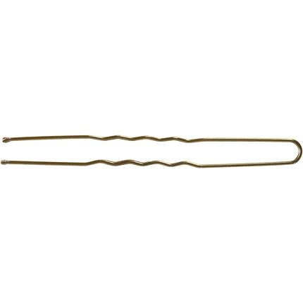 T4B Lussoni 300 Pieces Wavy Hair Pins Hair Clips U-Shaped 7.5Cm Gold