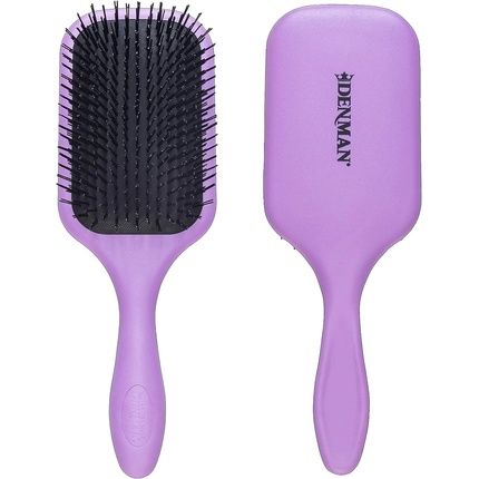 Denman Tangle Tamer Ultra Detangling Paddle Brush For Curly Hair And Black Natural Hair - Wet & Dry Hair