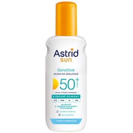 Sensitive Spf 50+ Sun Milk Spray For Tanning 150 Ml