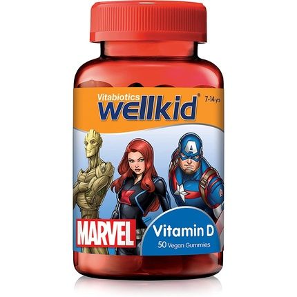 Wellkid Marvel Vitamin D 50 Tablets