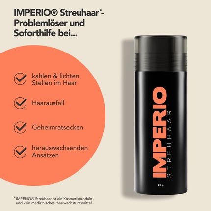 Imperio Hair Thickening And Volumizing Powder 100% Natural Copper