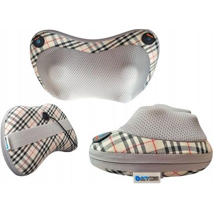 Oromed Oro-Pillow Massager For Back, Stomach, Waist, Hips, Legs, Neck, Shoulders Beige, Black