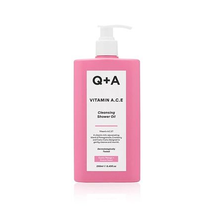 Qa Cleansing Shower Oil With Vitamins A C And E 250 Ml