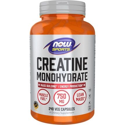 Now Foods Sports Nutrition Creatine Monohydrate 750Mg For Mass Building