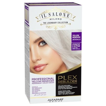 Il Salone Milano Plex Rebuilder Yellow Remover For Blonde Grey White Natural Or Colored Hair Professional Hair Dye Kit For A Natural Gloss And Glaze Paraffin Paraben And Alcohol Free