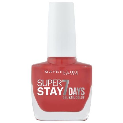 Maybelline New York Superstay Nailpolish Forever Strong 7 Days Gel Nail Polish Passionate Red 10Ml