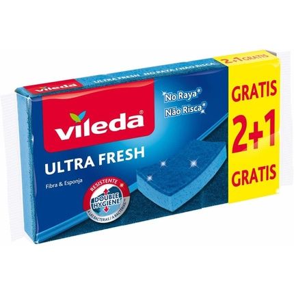 Vileda Estr.Ultrafresh Nr 2+1, 166459, Blue, Pequeno