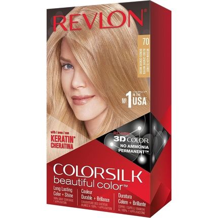 Revlon Colorsilk Hair Color No.70 Medium Ash Blonde Hair Color