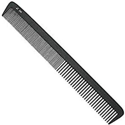 Fejic 285 Carbon Fiber Hair Cutting Comb Lightweight Heat Resistant For Precise Cutting On Wet And Dry Hair