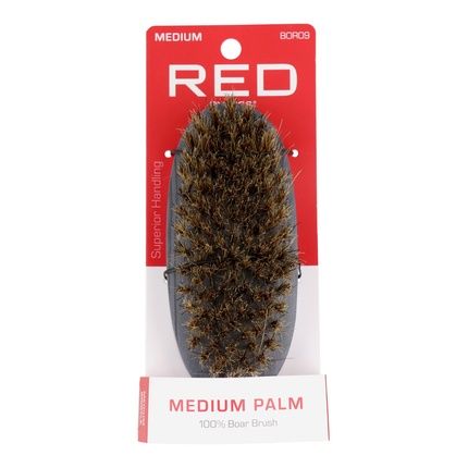 Red Kiss Professional 100 Boar Medium Palm Brush