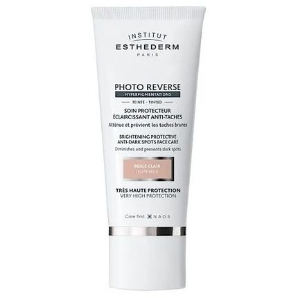 Institut Esthederm Photo Reverse Face Care Light Beige 50Ml Tinted Protective Cream Against Pigment Spots - Image 3
