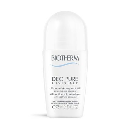 Biotherm Deodorant Pure Invisible 48H Rollon 75Ml