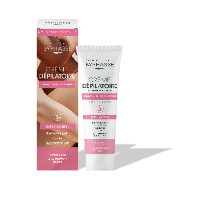 Byphasse Hair Removal Cream With Silk Protein 125Ml