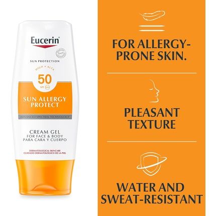 Eucerin Sun Cream Gel Allergy Spf 50 150Ml - Image 3