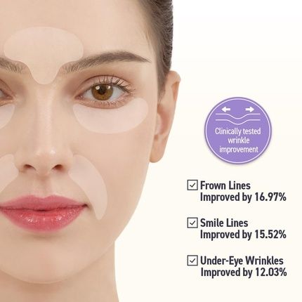 Wrinkle Master Patch Targeted Wrinkle Patches For T-Zone And Smile Lines - Image 3