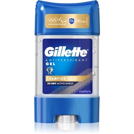 Gillette Champion Gold Antiperspirant Gel 70 Ml