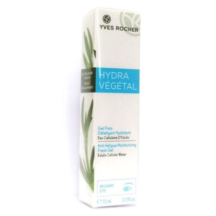 Yves Rocher Hydra Vegetable Anti-Fatigue Moisturizing Fresh Gel For Eyes 15Ml