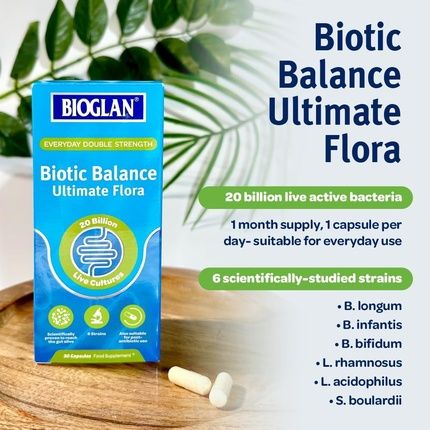 Bioglan Biotic Balance Ultimate Flora 20 Billion Cfu 6 Strains Live - Image 3