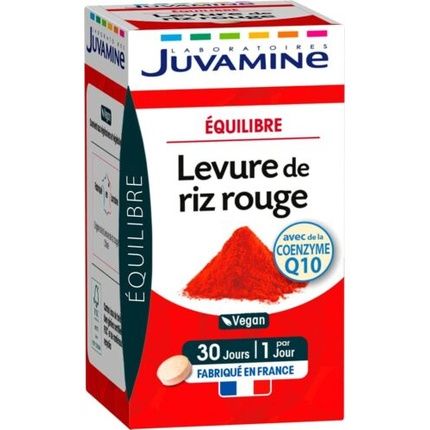 Juvamine Red Yeast Rice With Coenzyme Q10 30 Tablets