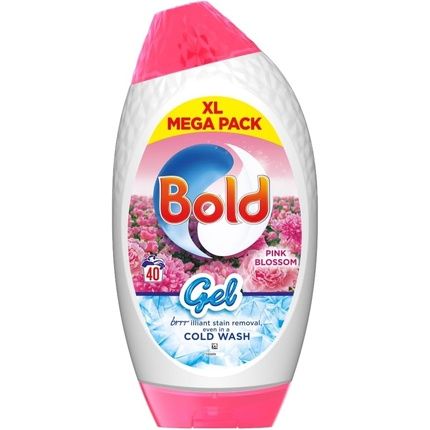 Bold 2In1 Washing Liquid Gel Pink Blossom 1320Ml